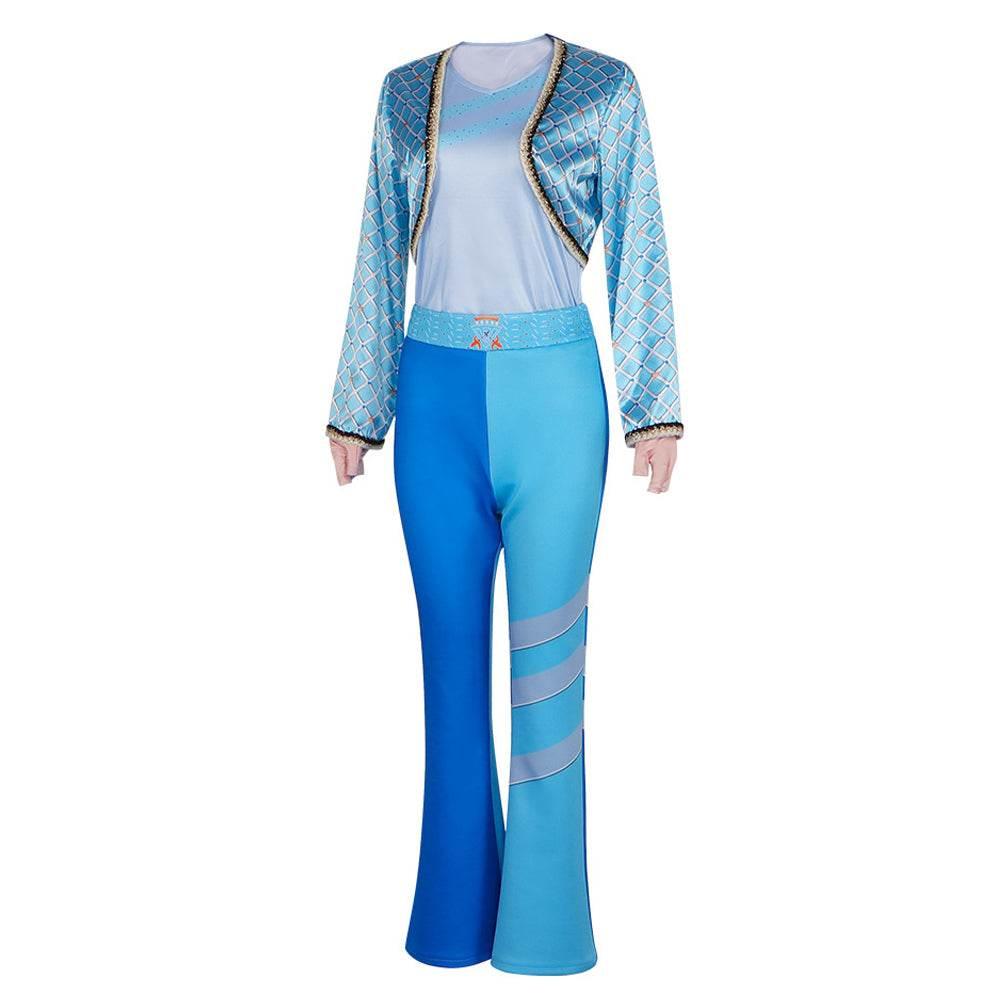 Chloe Charming Cosplay Costume Women Blue Outfit Party Carnival - Azufun
