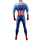 Captain America Winter Soldier Cosplay Costume Jumpsuit Zentai Party Carnival - Azufun