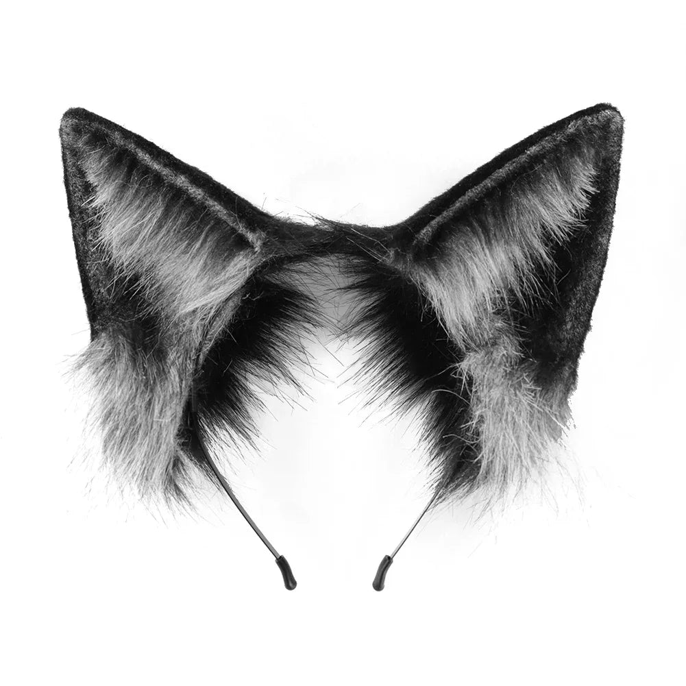 Crazy Zootopia Nick Fox Ear Headband Fox Tail Accessories