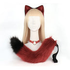 Crazy Zootopia Nick Fox Collar Headband Fox Tail Accessories