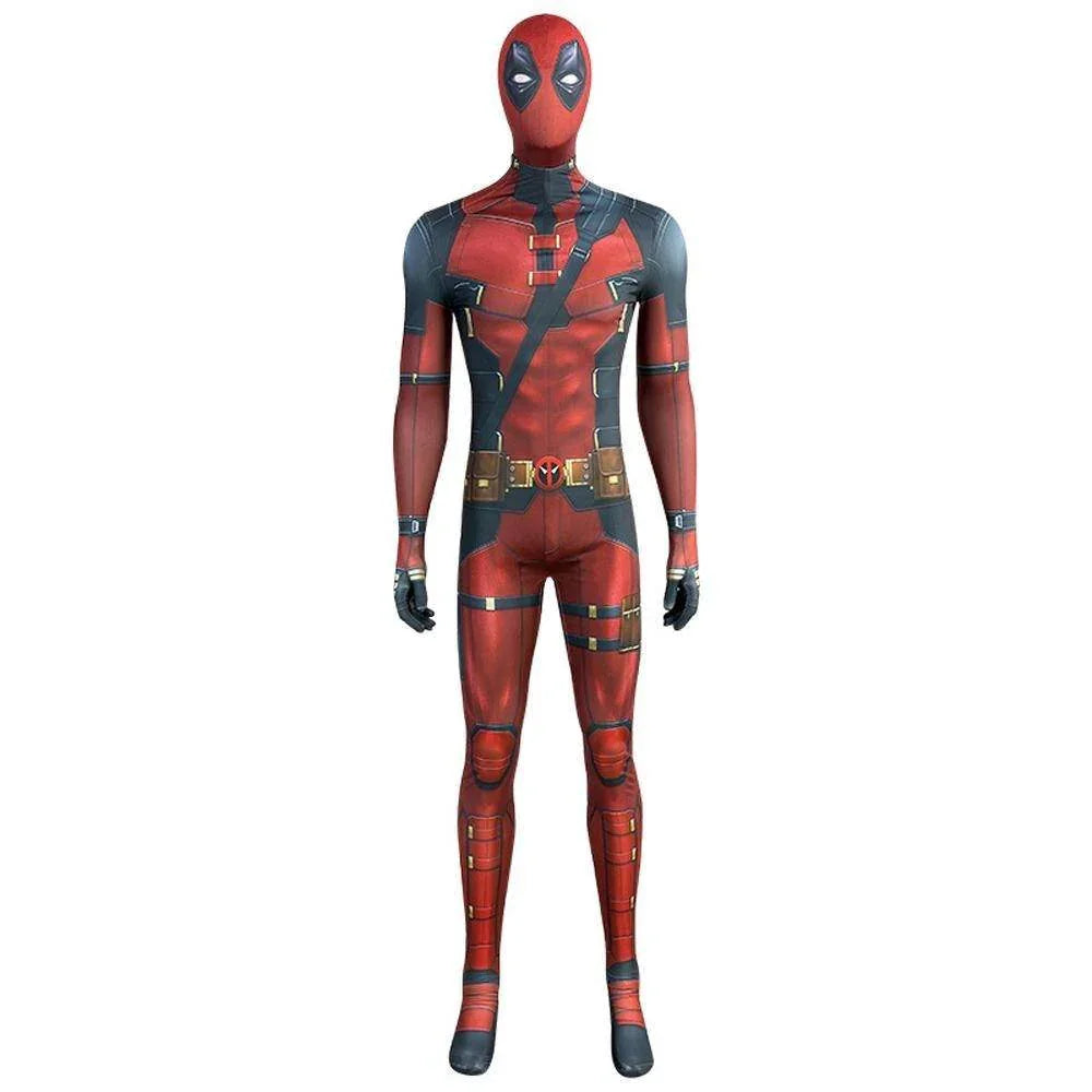 2024 Deadpool 3 & Wolverine Daredevil Costumes Wade Wilson Cosplay Jumpsuits Zentai - Azufun