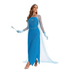 2024 New Elsa Frozen Queen Costume Carnival Cosplay Suit - Azufun
