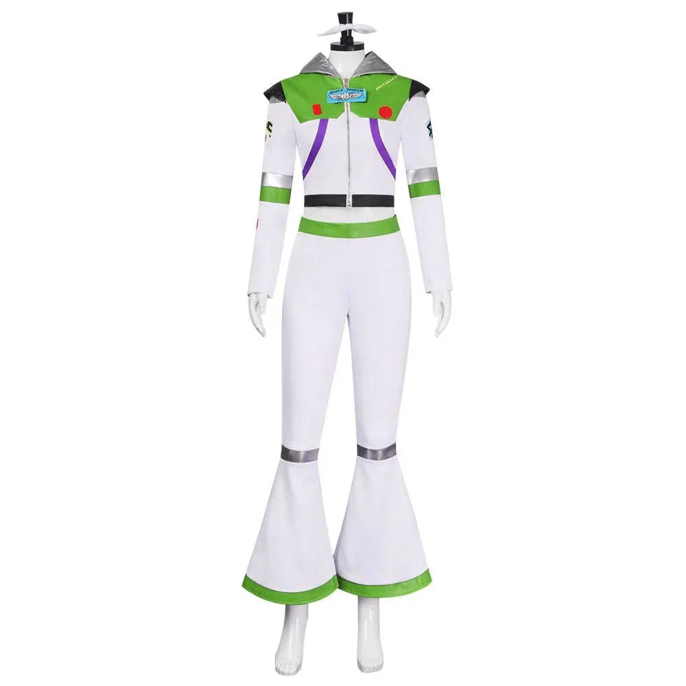 Toy Story Buzz Lightyear Women's Jumpsuit Cosplay Costume Halloween - Azufun