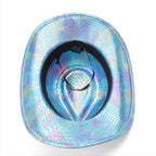 Western cowboy hat men's retro sequined Party dance - Azufun