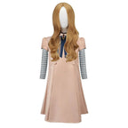 M3GAN Megan Dress Costume Wig Set For Adult Kids - Azufun
