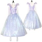 Wicked Glinda Women Blue Dress Outfit Carnival Halloween Cosplay Costume - Azufun