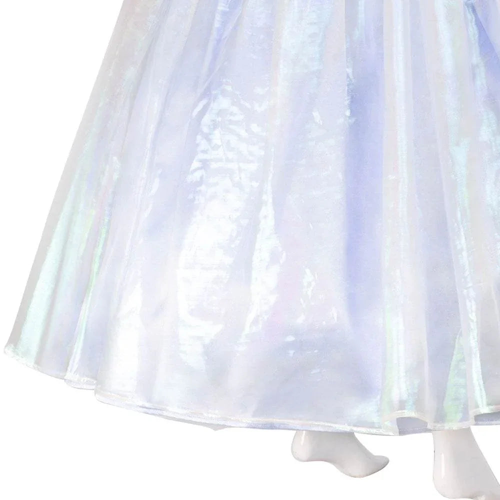 Wicked Glinda Women Blue Dress Outfit Carnival Halloween Cosplay Costume - Azufun