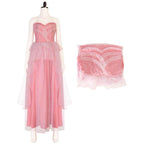 Wicked Glinda Pink Women Dress Outfit Carnival Cosplay Costume - Azufun