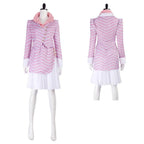Wicked Glinda Pink Women Suit Outfit Carnival Cosplay Costume - Azufun