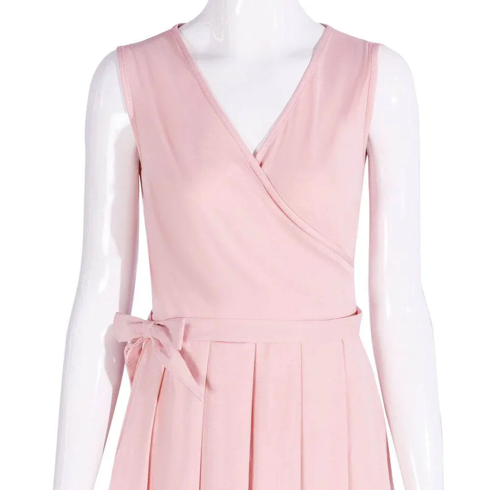 Wicked Glinda Pink Women Short Dress Outfit Carnival Cosplay Costume - Azufun