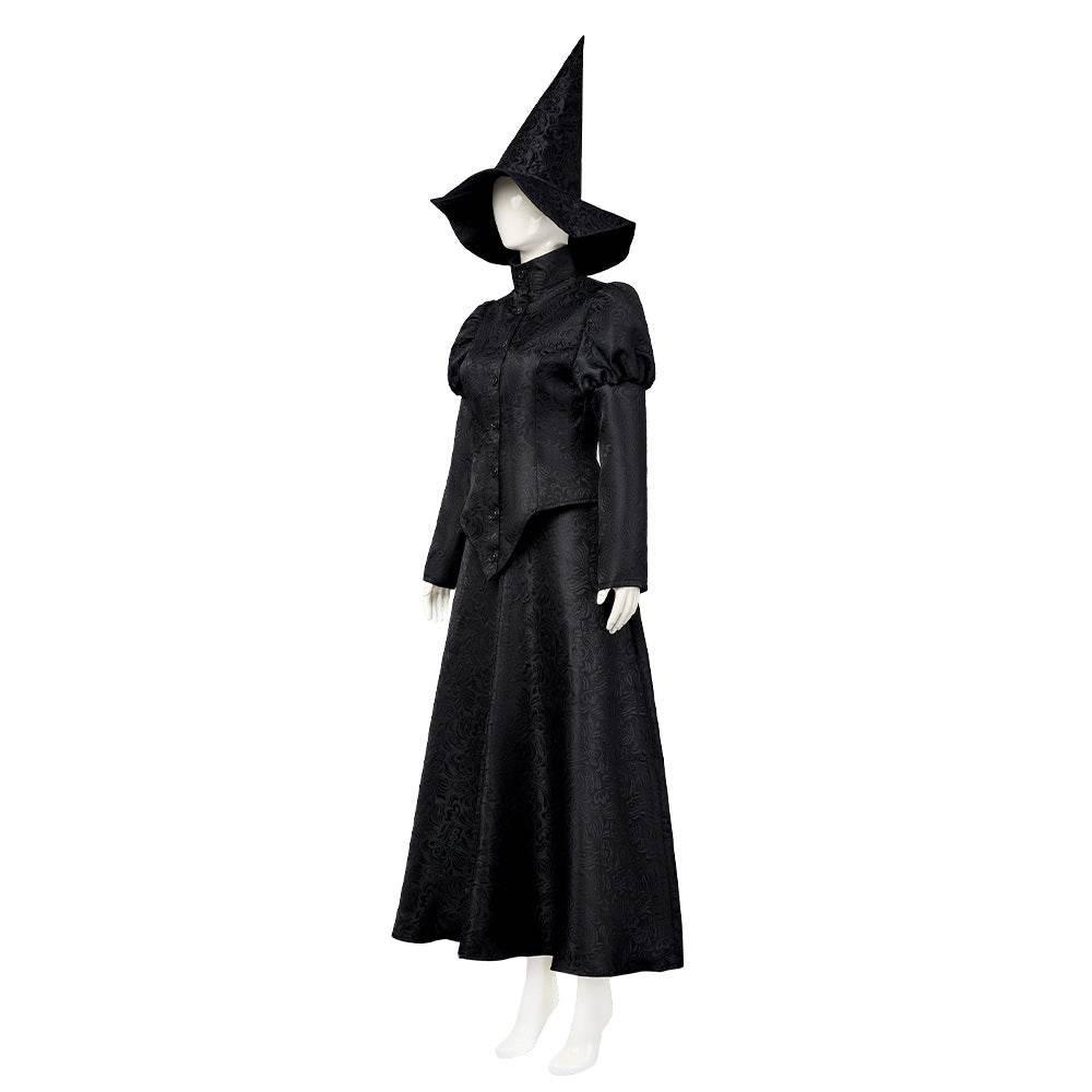 Wicked Elphaba Women Dress Outfit Carnival Cosplay Costume Set - Azufun
