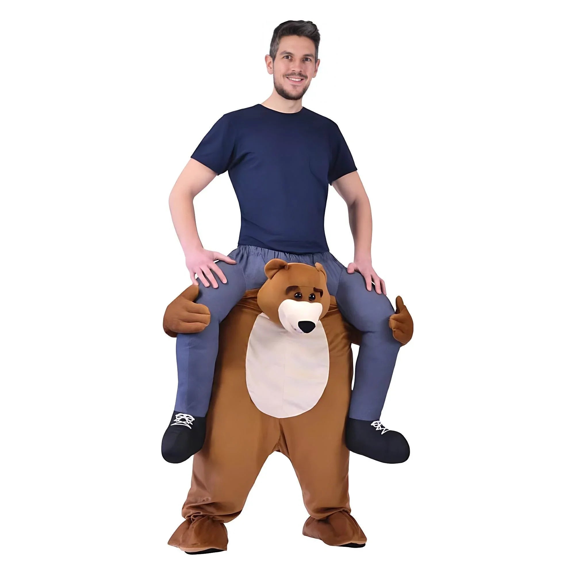 Brown Bear Teddy Unicorn Sheep Horns Octopus Funny Puppet Costumes - Azufun