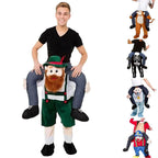 Baby Clown Skull Green Harness Monkey Funny Puppet Costumes - Azufun