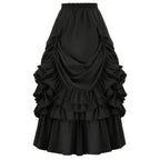 Medieval Retro Style Women's Waist Dance Skirt Dress - Azufun