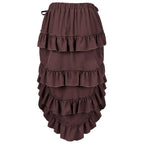 Medieval Women's Retro Style Drawstring Waist Dance Skirt Dress - Azufun