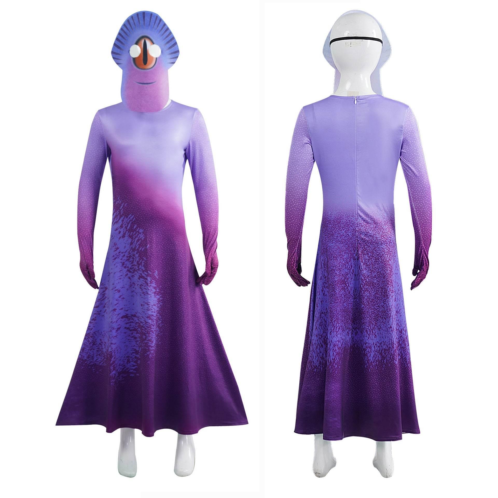 Alien blue fish tights bodysuit Alien earth commissioner Costume cosplay - Azufun