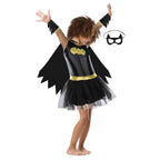 Black Bat man Costume Halloween For Kids Girl Full Set With Cape - Azufun