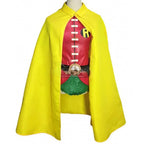 DC Teen Titans Robin Cosplay Anime Costume Halloween For Adult Full Set With Cape - Azufun
