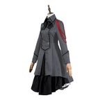 Medieval cos Renaissance gothic dress Retro bow ruffled punk cosplay skirt - Azufun