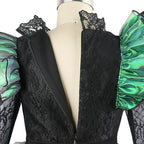 Wicked Black lace dress Halloween holiday party dress - Azufun