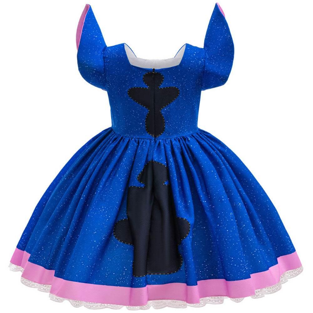 Stitch girls cute cosplay dress Costume tutu skirt Halloween - Azufun