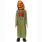 Fun World Scaru Skeleton Bleeding Pumpkin Halloween Costume for Kids - Azufun