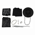 Kpop Demon Hunters Jinu Costume Cosplay Outfit Hat For Adult Man Halloween - Azufun