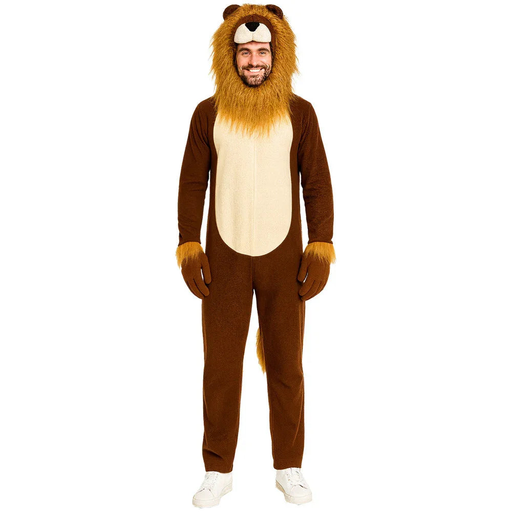 Lion Stage Animal Costume Party Halloween Adult - Azufun