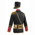 British Hussar Tunic Royal Prince Tailcoat Drummer Parade Costume Jacket Men Halloween - Azufun