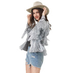 Fever Tassel Tinsel Festival Jacket Halloween Costume for women - Azufun