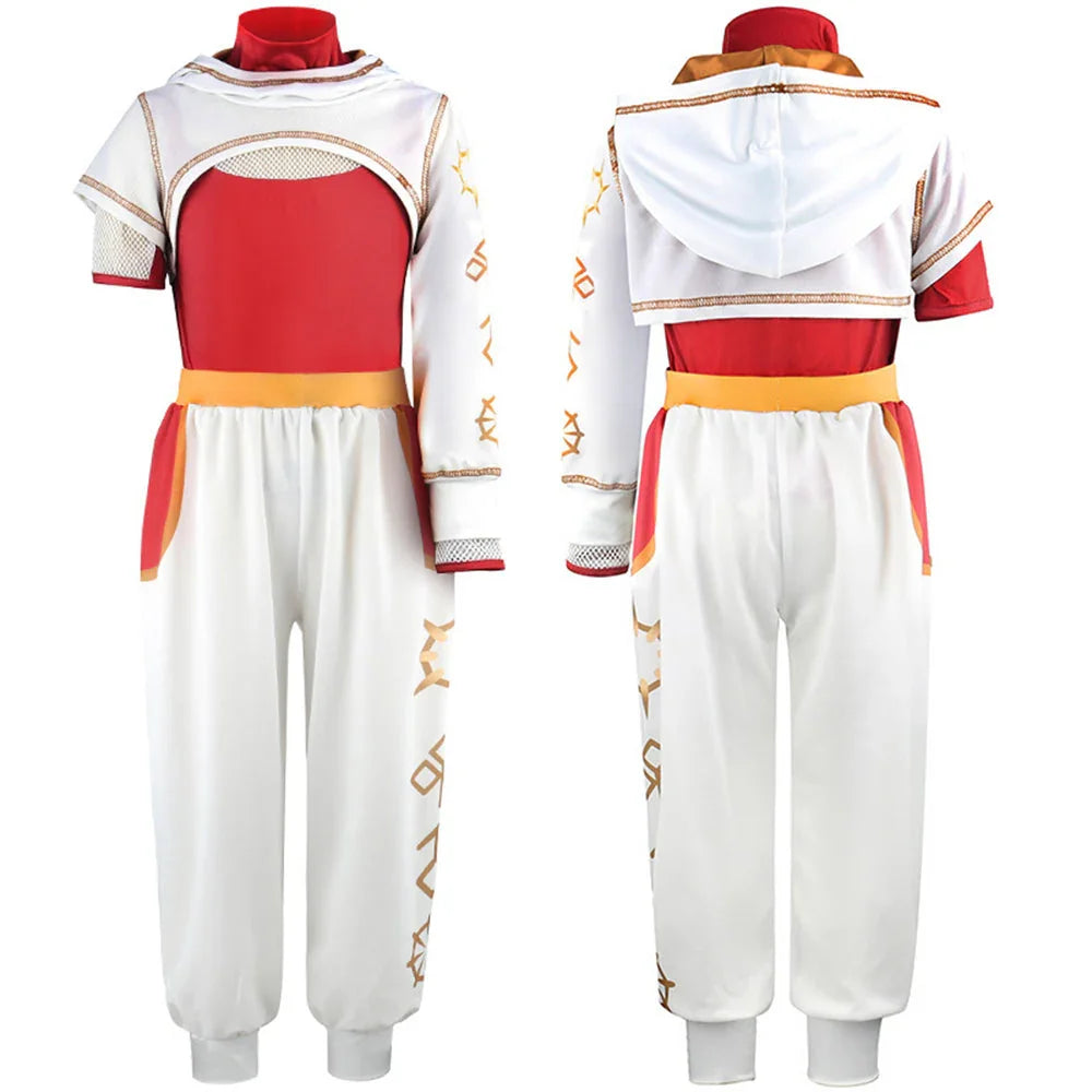 Girl Nova Costume Zombies 4 Cosplay Cheerleade 3PCS Uniform Outfits For Kids Halloween - Azufun