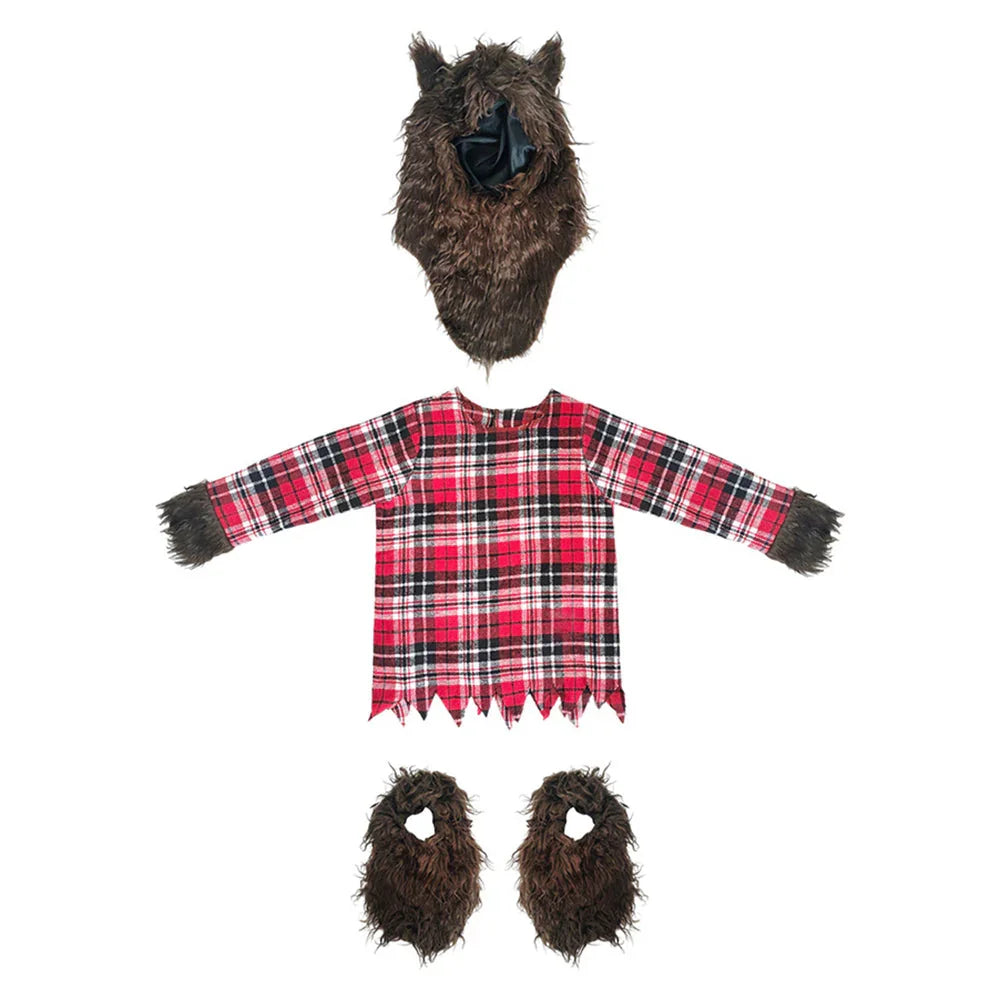 Little Red Riding Hood and the Big Bad Wolf costumes for children's stage Halloween