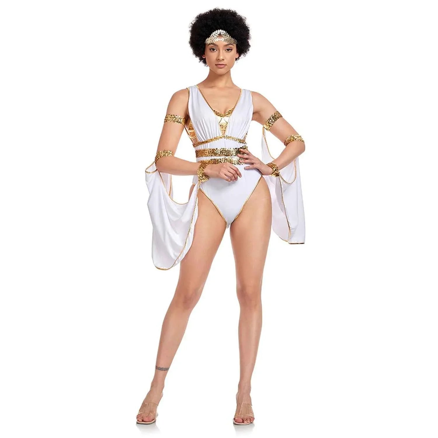 Egyptian Cleopatra Dress You're A Goddess Halloween Costume