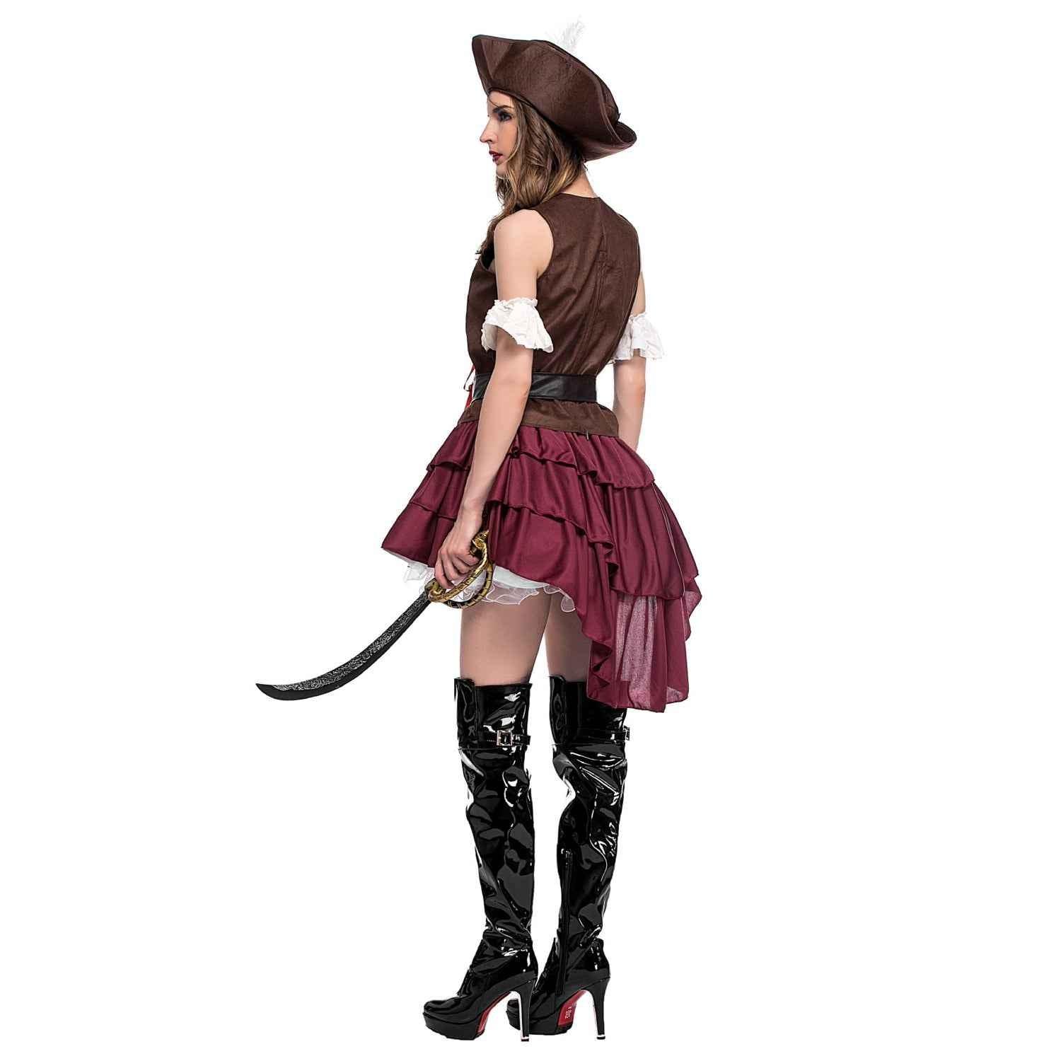 Pirates of the Caribbean Captain Women's Pirate Costume