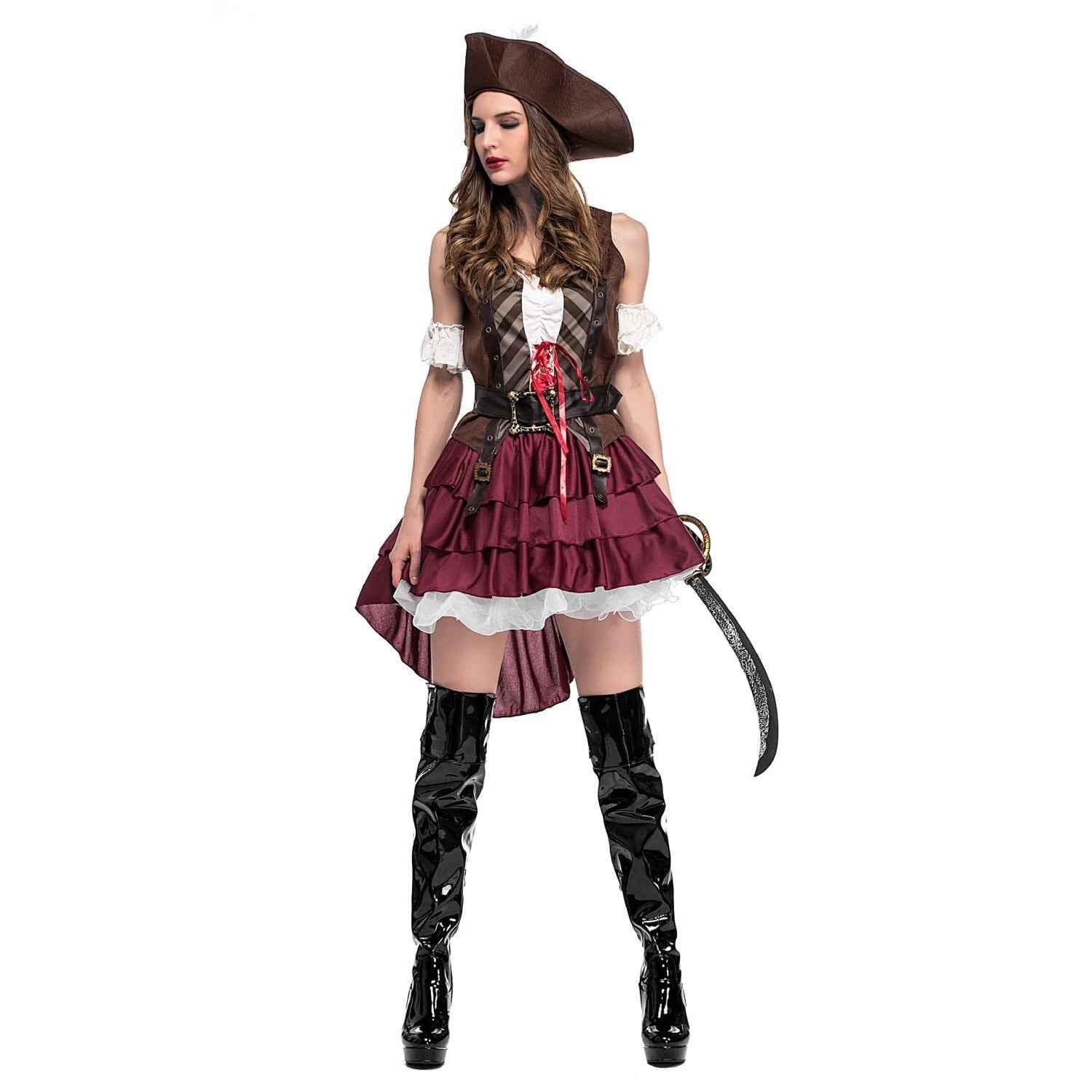 Pirates of the Caribbean Captain Women's Pirate Costume