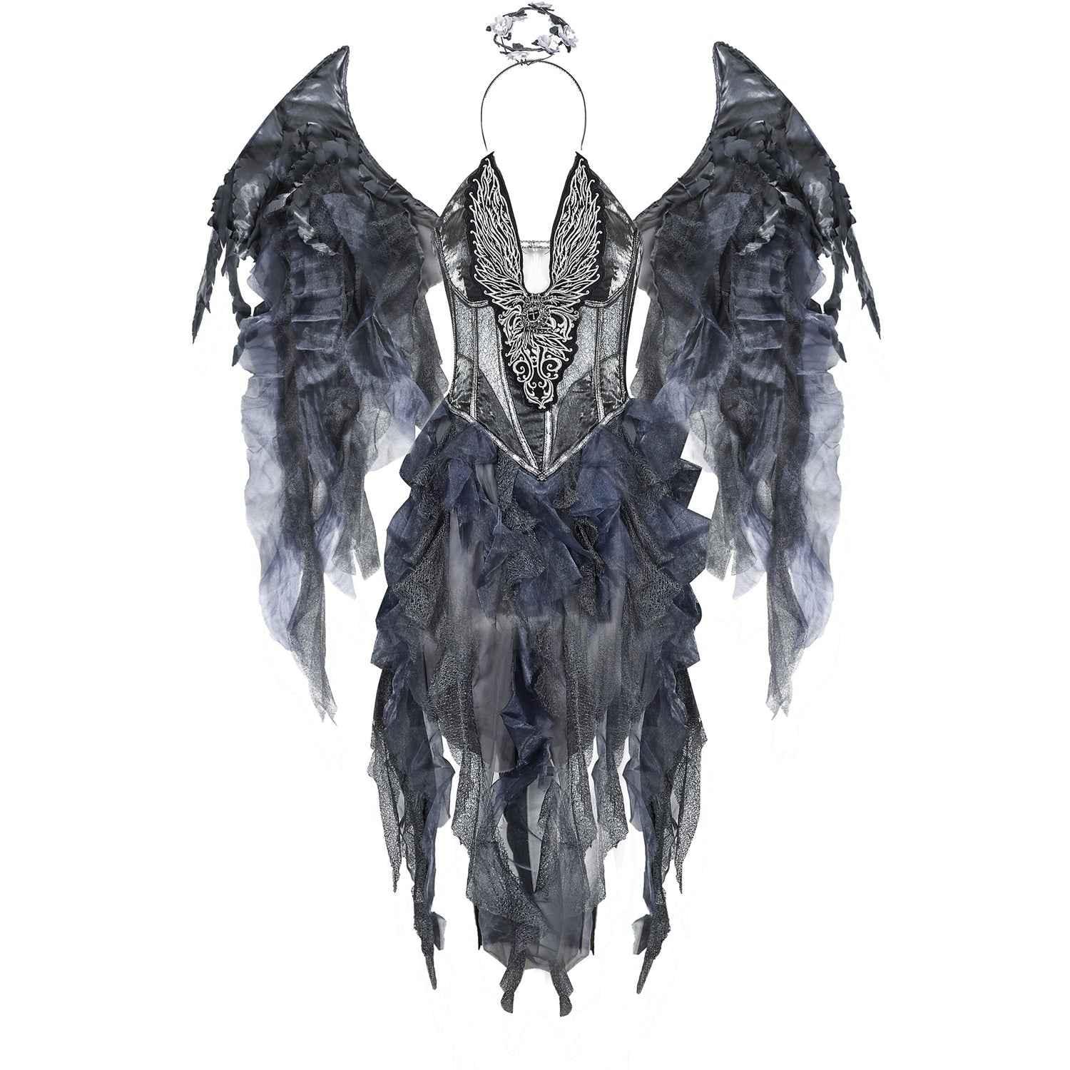 Deluxe Heavenly Angel Costume With Wing For Women