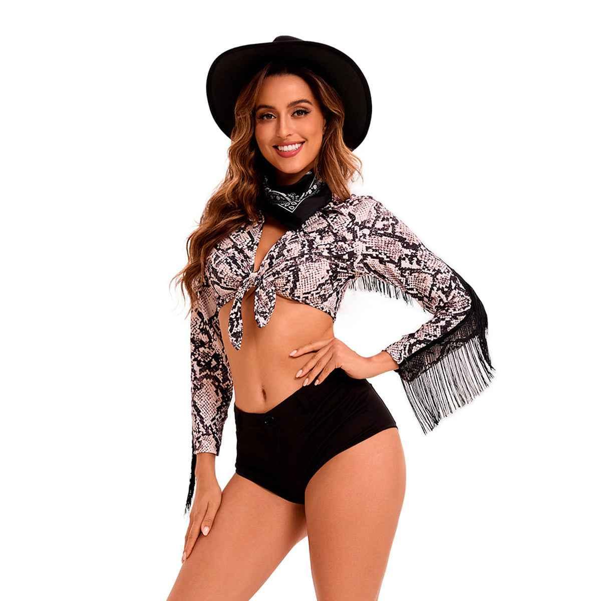 Western Vintage Themed IT'S HIGH NOON Cowgirl Costume
