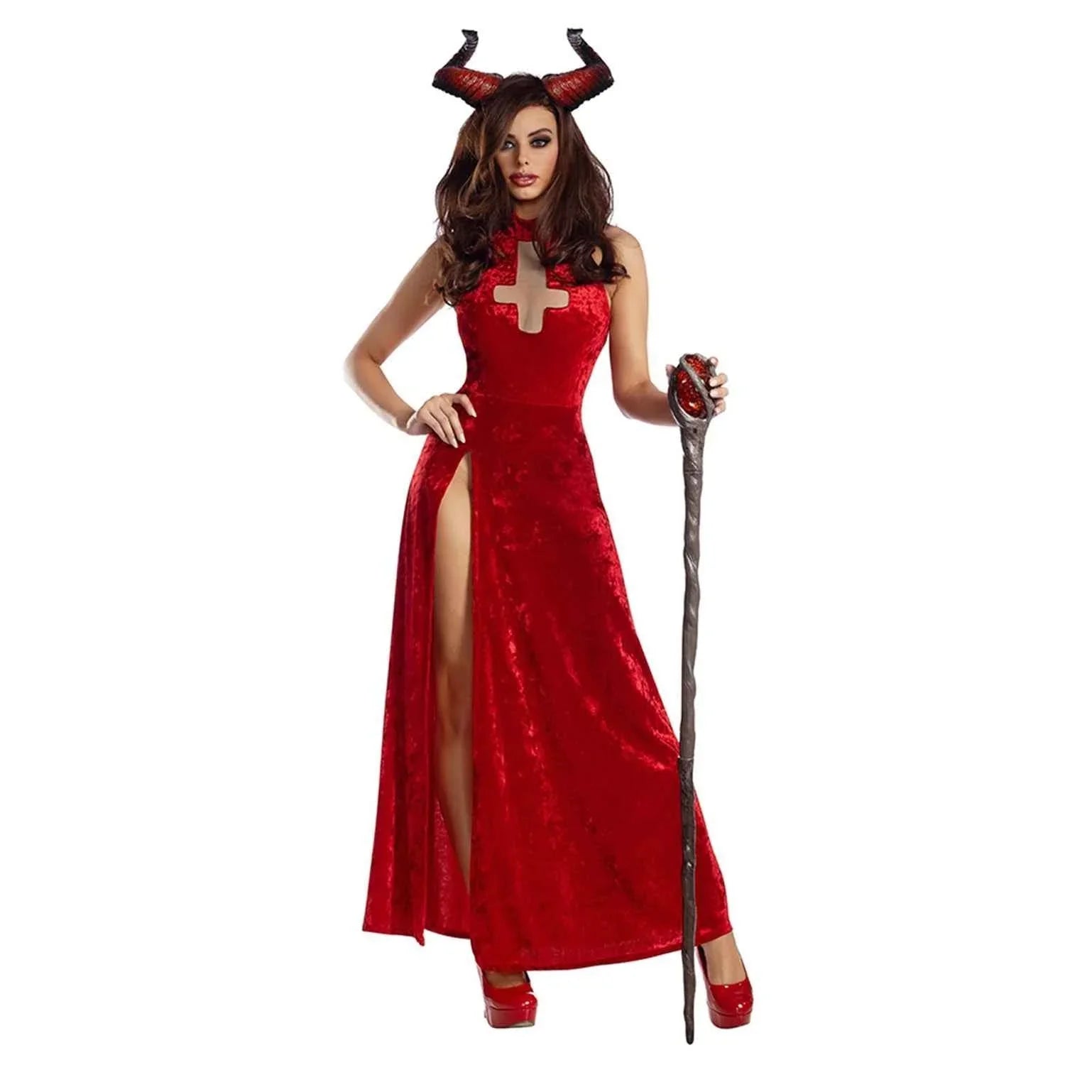 Red Succubus BAD RELIGION Demon Costume Halloween