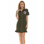 Top Gun Pilot Women's Maverick Flight Dress Costume - Azufun