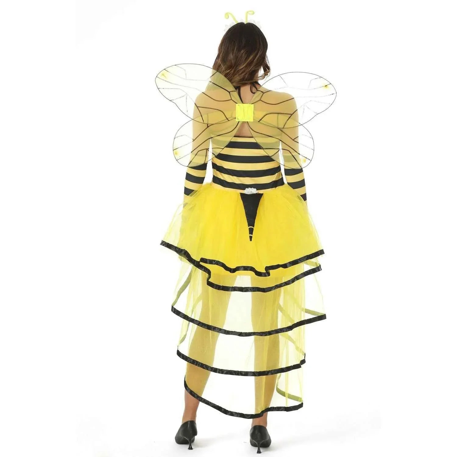 Deluxe Women Queen Bee Dress Halloween Costume