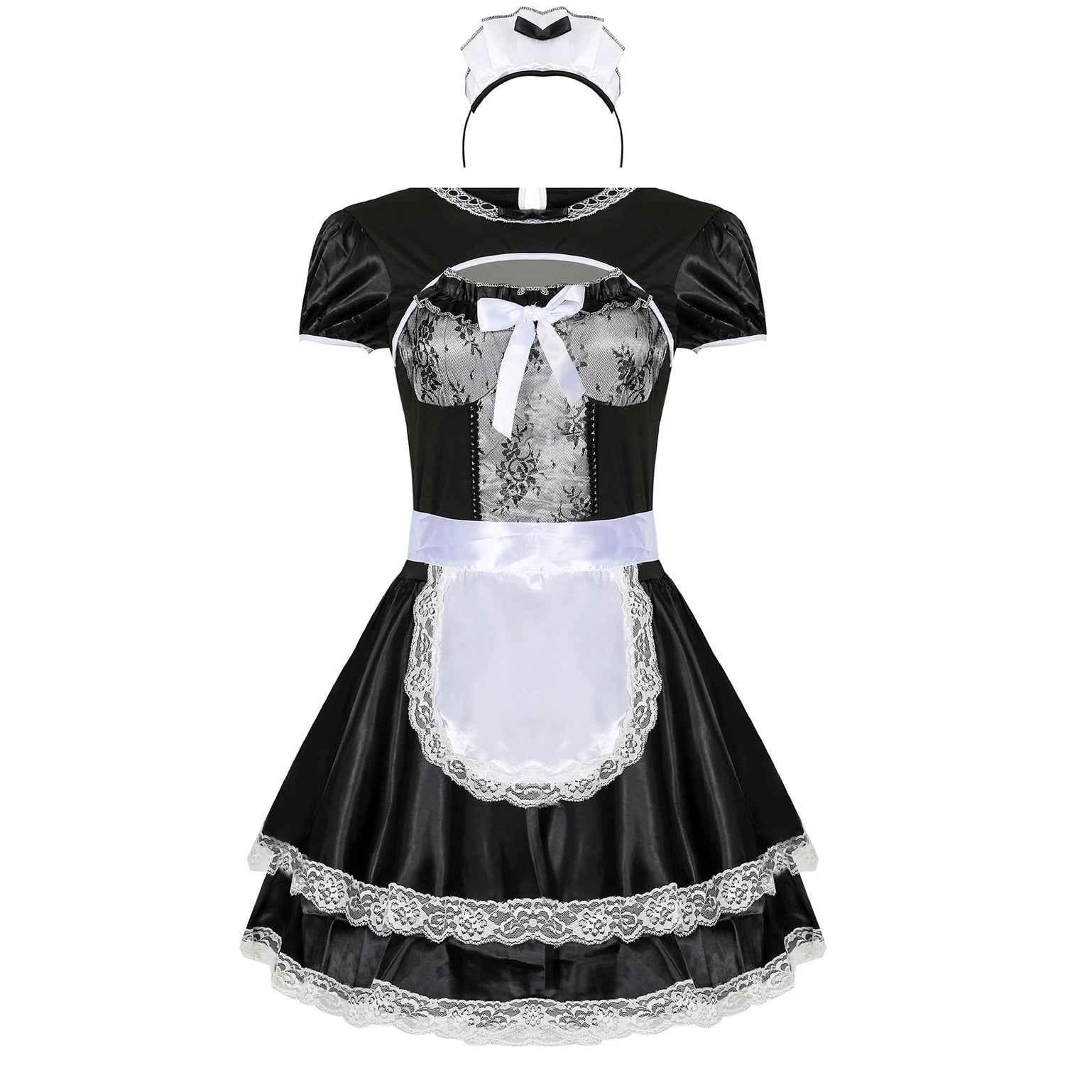 French Maid Lace Dress Costumes