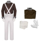 Charlie and the Chocolate Factory Clown Cosplay Costume Carnival Suit