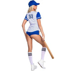 Playboy Baseball Homerun Hunk Hottie Referee cheerleading Costume
