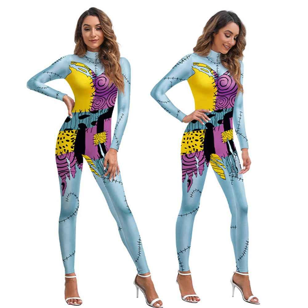Halloween costume Christmas Nightmare cosplay Sally Jumpsuit dress