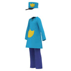 Dog Police Man Petey Cat Fancy Dress Costume Bodysuit With Hat