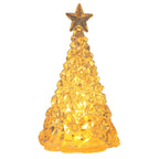 LED Christmas Tree Lights Christmas Table Ornaments Crystal Chandeliers