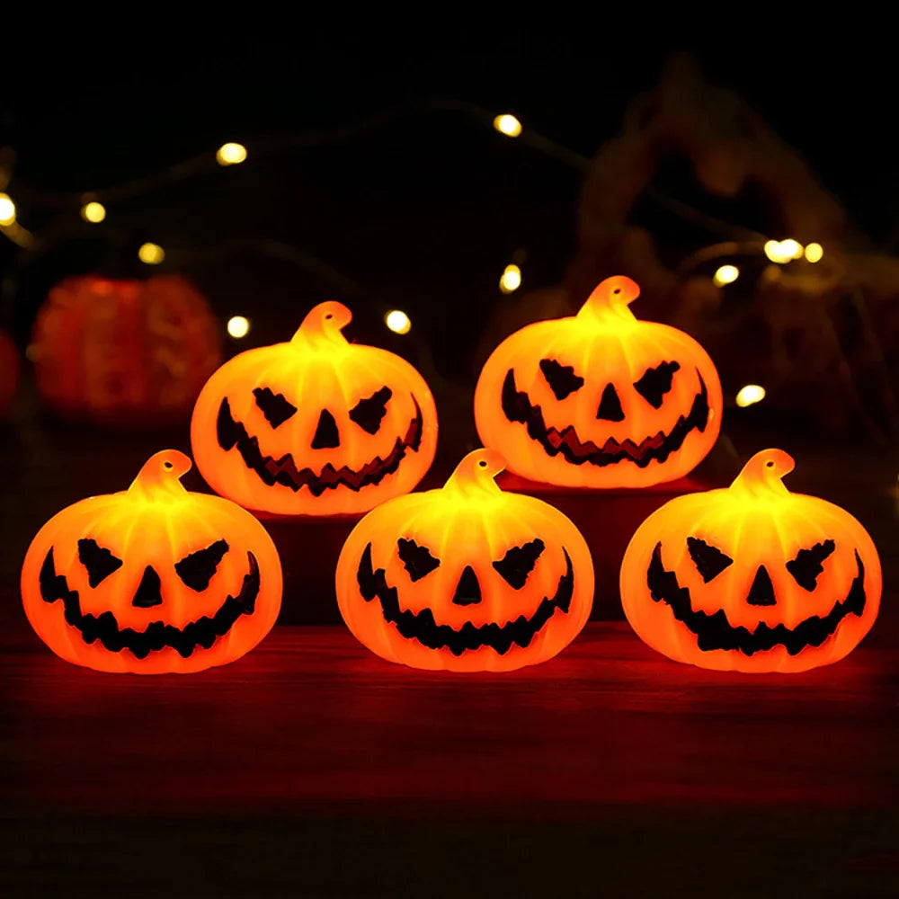LED Pumpkin Lantern Hanging Ornament Halloween Decorative Piece