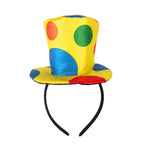 Clown Headband Cosplay Costume Headpiece Clown Costume Three-Piece Set