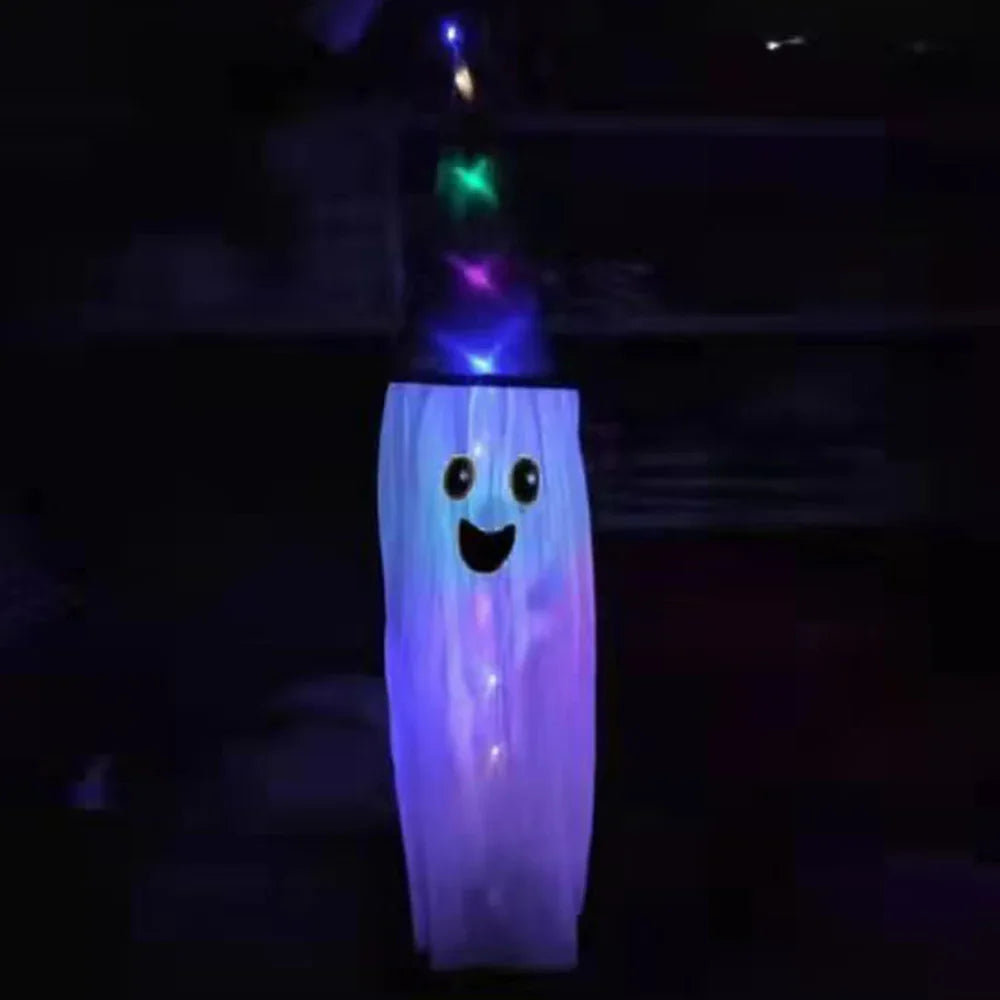 Halloween Decor Hanging Hat Band LED Light Veil Hat