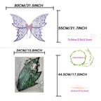 Fairy Butterfly Wing Back Accessory Holiday Party Halloween Costume